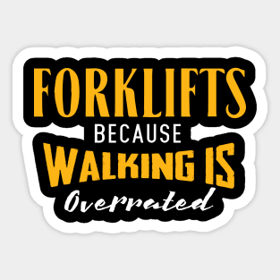 Forklift Certified Meme Sticker